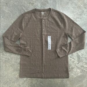Brown Henley Shirt